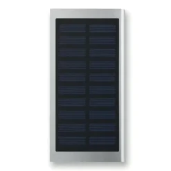 Solarny power bank 8000 mAh / Srebrny mat MO9051-16
