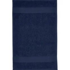 Sophia bawełniany ręcznik kąpielowy o gramaturze 450 g/m² i wymiarach 30 x 50 cm / Granatowy 11700055
