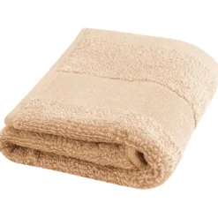 Sophia bawełniany ręcznik kąpielowy o gramaturze 450 g/m² i wymiarach 30 x 50 cm / Beżowy 11700002