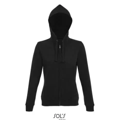 SPIKE HOOD Damskie 280gr / Czarny / Czarny opal S03106-BK-XXL