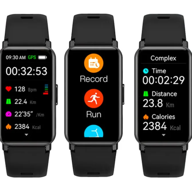Sportowa inteligentna opaska z GPS Prixton AT806 / Czarny 2PA15090
