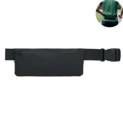 Sportowa saszetka 600D RPET / Czarny MO2945-03