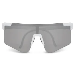 Sportowe okulary przeciwsłoneczne Tom R-PC z lustrzanymi soczewkami UV400 / Biały LT86730-N0001