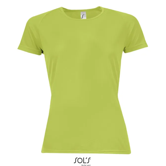 SPORTY Damski T-Shirt 140g / Apple Green S01159-AG-S
