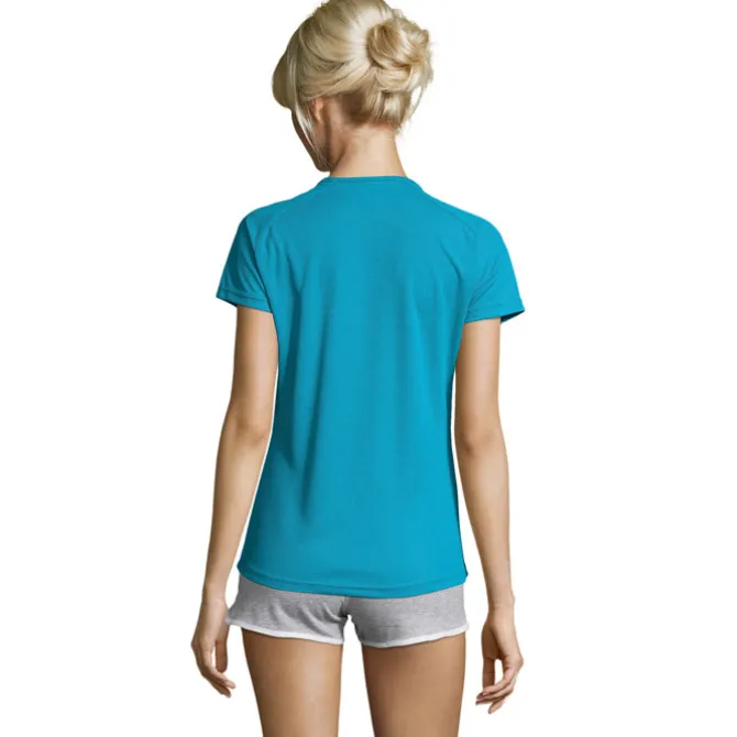 SPORTY Damski T-Shirt 140g / Aqua S01159-AQ-XXL