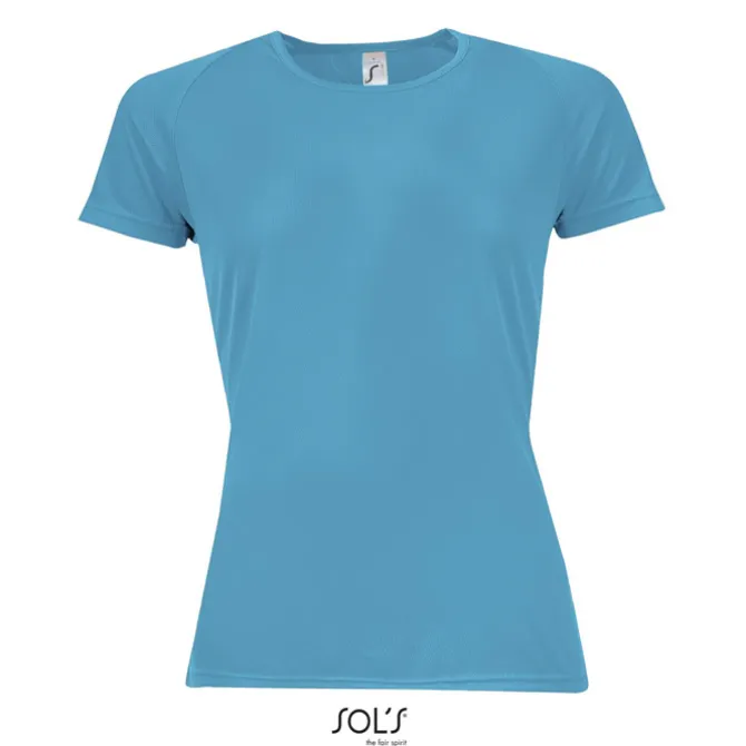 SPORTY Damski T-Shirt 140g / Aqua S01159-AQ-XXL