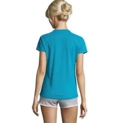 SPORTY Damski T-Shirt 140g / Aqua S01159-AQ-XL