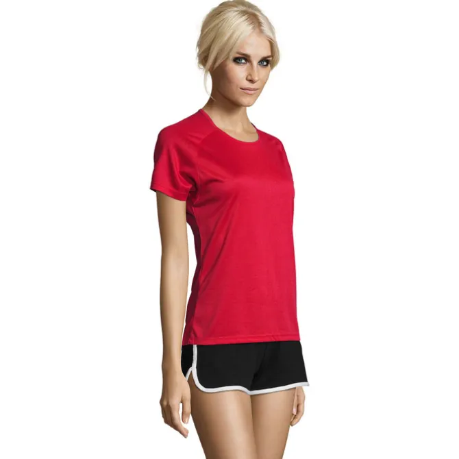 SPORTY Damski T-Shirt 140g / Czerwony S01159-RD-S