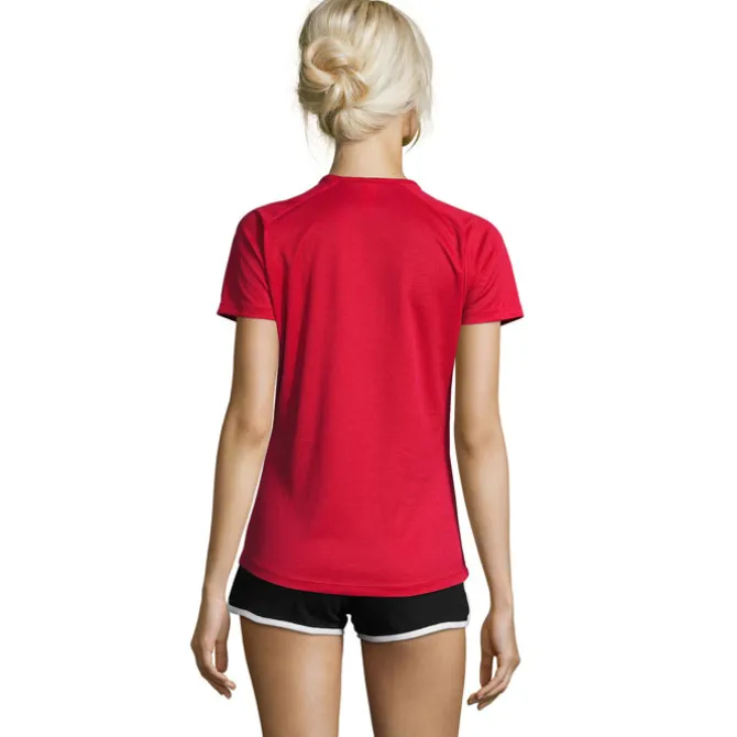 SPORTY Damski T-Shirt 140g / Czerwony S01159-RD-S