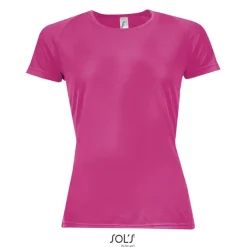 SPORTY Damski T-Shirt 140g / Neonowy róż 2 S01159-NP-M