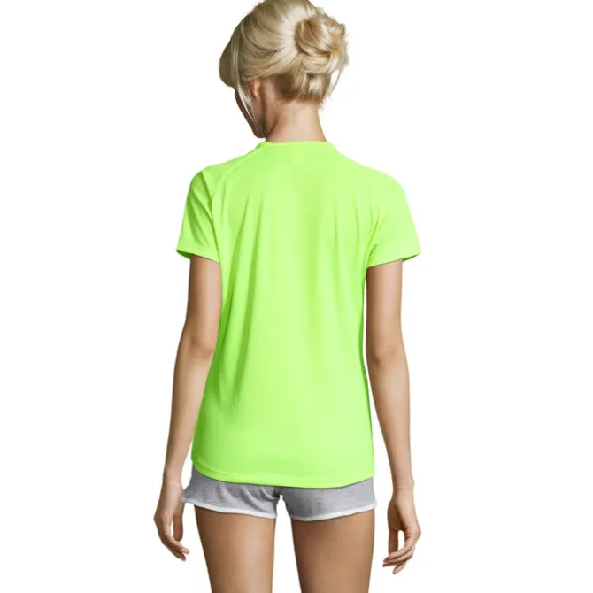 SPORTY Damski T-Shirt 140g / Neon Yellow S01159-NE-L