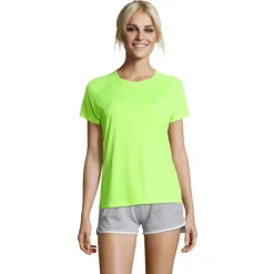 SPORTY Damski T-Shirt 140g / Neon Yellow S01159-NE-L