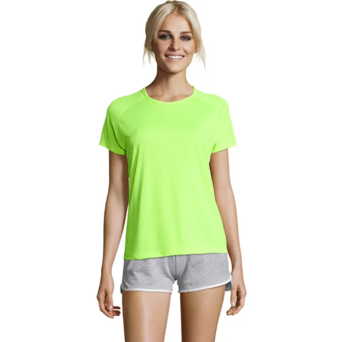 SPORTY Damski T-Shirt 140g / Neon Yellow S01159-NE-L