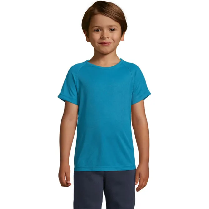 SPORTY Dziecięcy T-Shirt / Aqua S01166-AQ-4XL