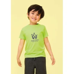 SPORTY Dziecięcy T-Shirt / Czarny / Czarny opal S01166-BK-XL