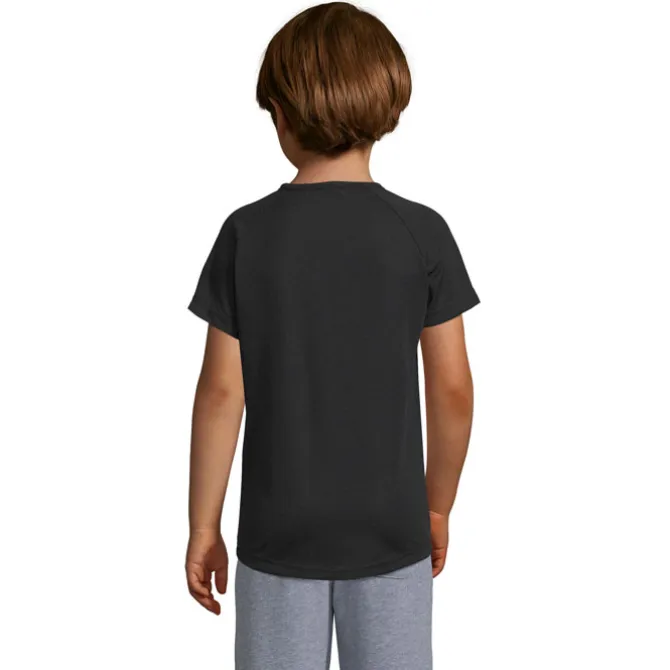 SPORTY Dziecięcy T-Shirt / Czarny / Czarny opal S01166-BK-XXL