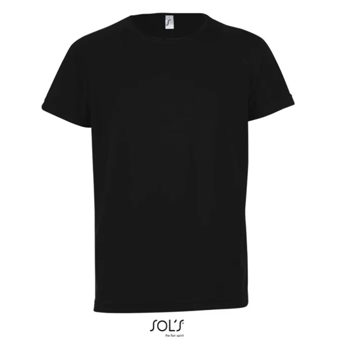 SPORTY Dziecięcy T-Shirt / Czarny / Czarny opal S01166-BK-XXL