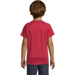 SPORTY Dziecięcy T-Shirt / Czerwony S01166-RD-4XL