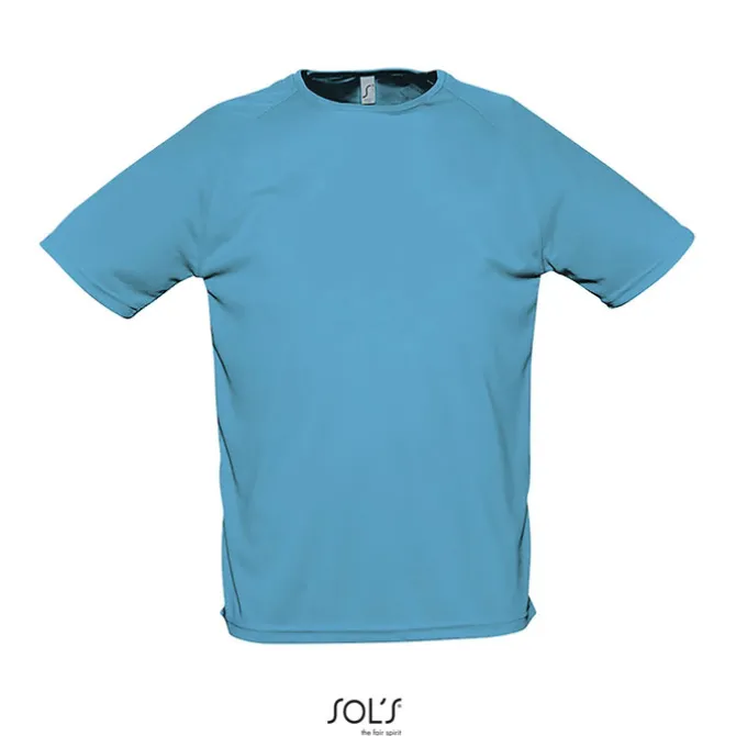 SPORTY Męski T-SHIRT 140g / Aqua S11939-AQ-XXS