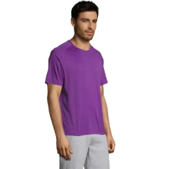 SPORTY Męski T-SHIRT 140g / Dark purple S11939-DA-XXL