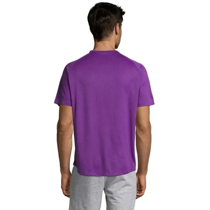 SPORTY Męski T-SHIRT 140g / Dark purple S11939-DA-XXS