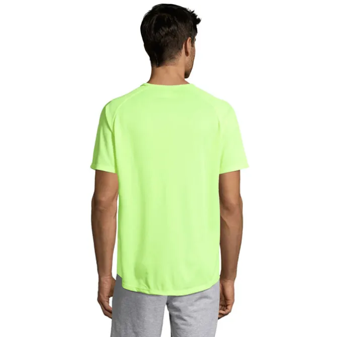 SPORTY Męski T-SHIRT 140g / Neon yellow S11939-NE-L