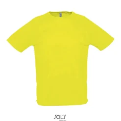 SPORTY Męski T-SHIRT 140g / Neon yellow S11939-NE-XXS