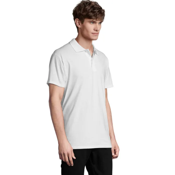 SPRINgII Męskie POLO 210g / Biały S11362-WH-4XL