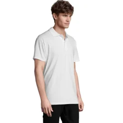 SPRINgII Męskie POLO 210g / Biały S11362-WH-M