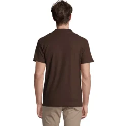 SPRINgII Męskie POLO 210g / Chocolate S11362-CH-S