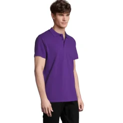 SPRINgII Męskie POLO 210g / Dark Purple S11362-DA-S
