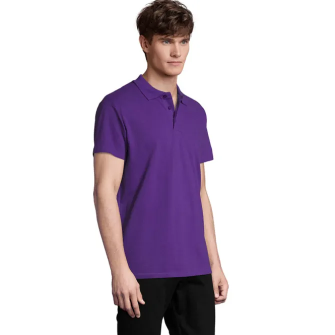 SPRINgII Męskie POLO 210g / Dark Purple S11362-DA-S