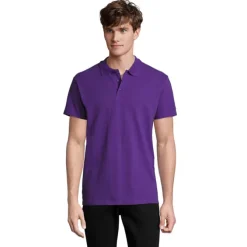 SPRINgII Męskie POLO 210g / Dark Purple S11362-DA-L