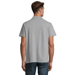 SPRINgII Męskie POLO 210g / Grey melange S11362-GY-4XL