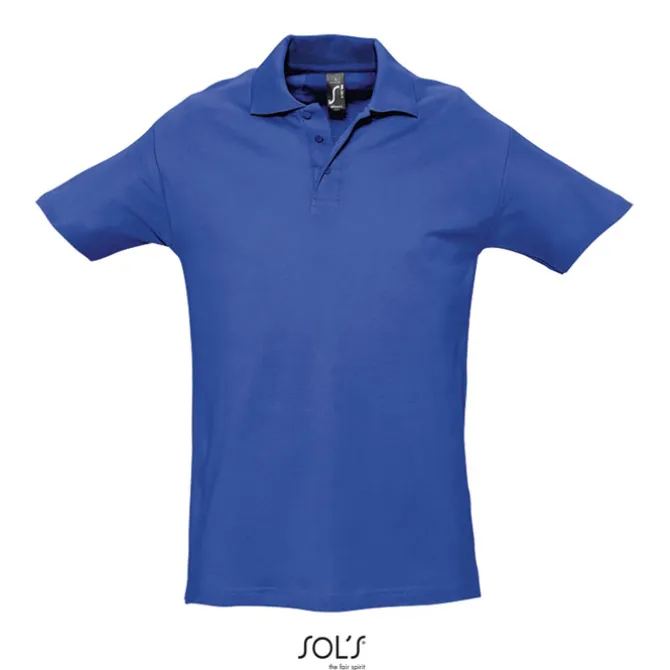 SPRINgII Męskie POLO 210g / Niebieski S11362-RB-3XL