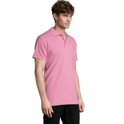 SPRINgII Męskie POLO 210g / Orchid Pink S11362-OP-S