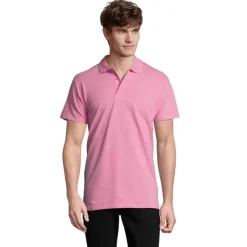 SPRINgII Męskie POLO 210g / Orchid Pink S11362-OP-XXL