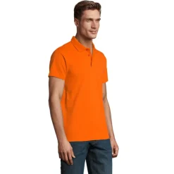 SPRINgII Męskie POLO 210g / Pomaranczowy S11362-OR-XXL