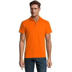 SPRINgII Męskie POLO 210g / Pomaranczowy S11362-OR-L