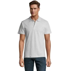 SPRINgII Męskie POLO 210g / Popiól S11362-AS-XL