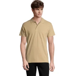 SPRINgII Męskie POLO 210g / Sand S11362-SA-XL