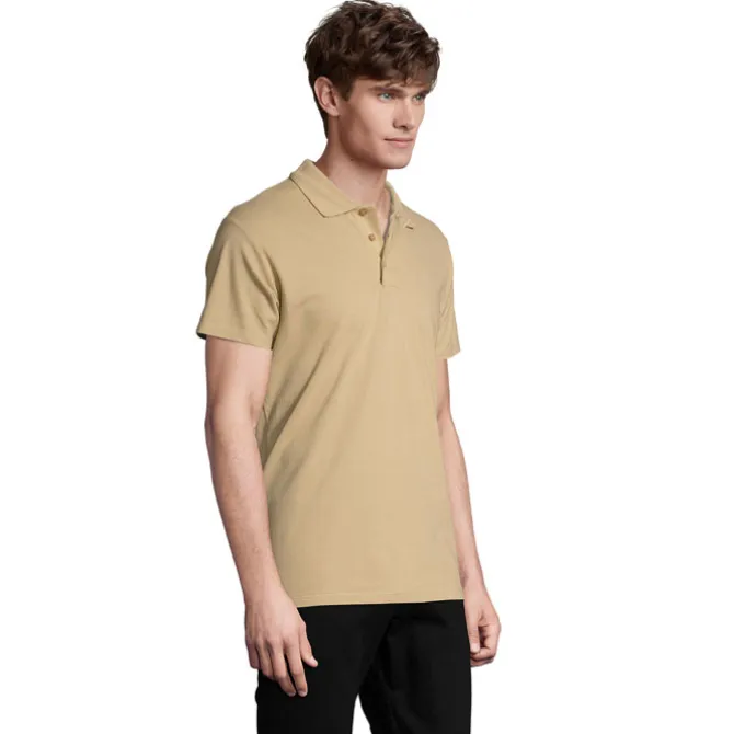 SPRINgII Męskie POLO 210g / Sand S11362-SA-XL