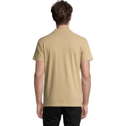 SPRINgII Męskie POLO 210g / Sand S11362-SA-S