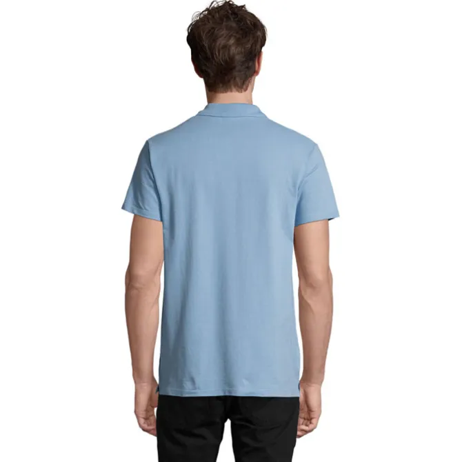 SPRINgII Męskie POLO 210g / Sky Blue Pique S11362-SP-L