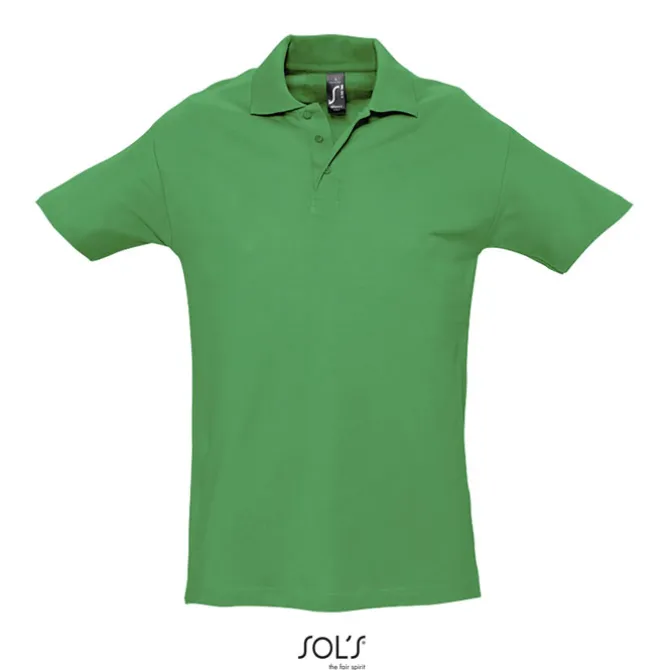SPRINgII Męskie POLO 210g / Zielony S11362-KG-XL