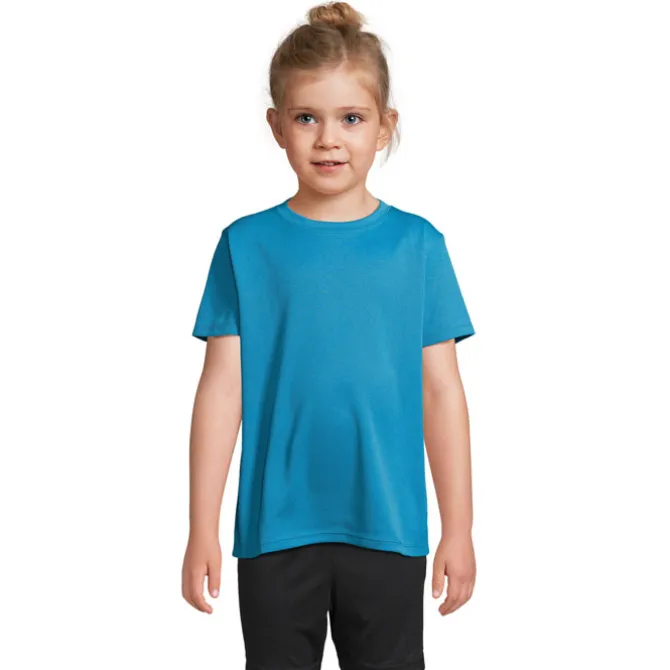 SPRINT KIDS SPORTS T-SHIRT / Aqua S04773-AQ-4XL