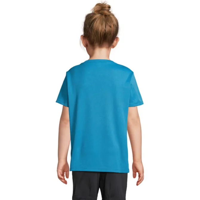 SPRINT KIDS SPORTS T-SHIRT / Aqua S04773-AQ-3XL