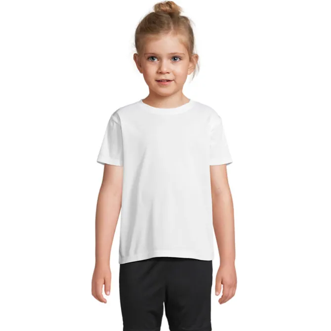 SPRINT KIDS SPORTS T-SHIRT / Bialy S04773-WH-L