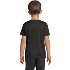 SPRINT KIDS SPORTS T-SHIRT / Czarny S04773-BK-L