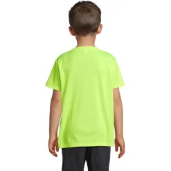 SPRINT KIDS SPORTS T-SHIRT / Neon Yellow S04773-NE-3XL